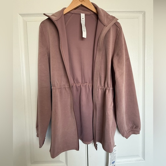Lululemon Softstreme Cinch-Waist Full-Zip Jacket Twilight Rose (NWT) - Picture 8 of 13